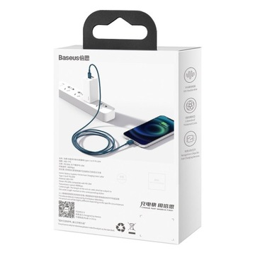 USB -кабель тип C Lightning Baseus 20W PD 1M iPhone