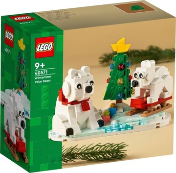LEGO Iconic Zimowe niedźwiedzie polarne 40571