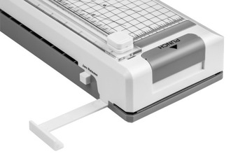 LAMINATOR A4 LAMINARKA + GRATIS 100 Folii A4 TRYMER ZAOKRĄGLACZ DZIURKACZ