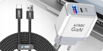 КАБЕЛЬ TYPE-C ДЛЯ СМАРТФОНА ДЛИНА 2М ЗАРЯДНОЕ УСТРОЙСТВО 33ВТ