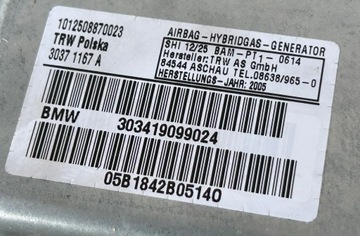 AIRBAG DVEŘE LEVÝ PŘEDNÍ BMW X3 E83 303419099024