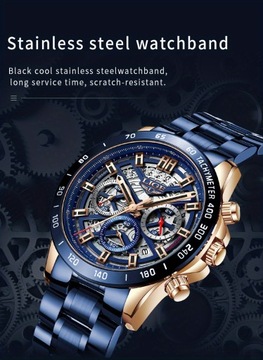 Водонепроницаемые часы LIGE для мужчин, роскошные мужские часы лучшего бренда