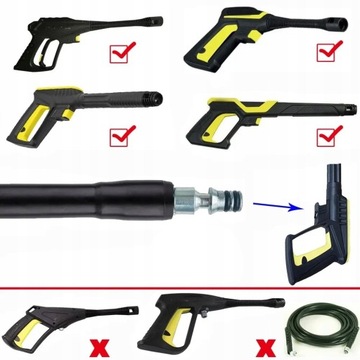 WĄŻ WYSOKOCIŚNIENIOWY 15M CLICK-M22 DO MYJKI CIŚ. PARKSIDE PHD 100 110 135