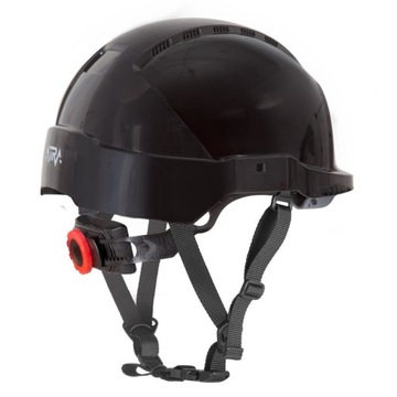 KASK HEŁM OCHRONNY ATRA 10V WENTYLOWANY CZARNY