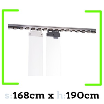 Kurtyna paskowa FOLIA PCV 168x190