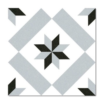 PŁYTKI PATCHWORK RUSTYKALNE VINTAGE PODŁOGOWE ŚCIENNE TERAKOTA 20x20 GRIS