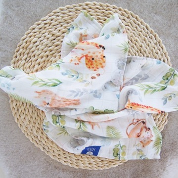 Бамбуковый подгузник Tetra Safari 65x65 см.