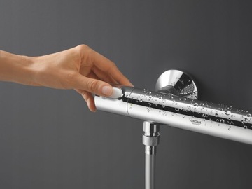 Тропический душ 26 см + смеситель GROHE THERMOSTATIC