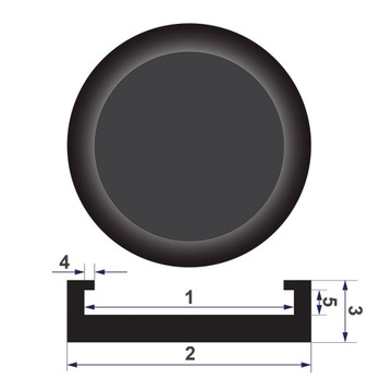 РЕЗИНОВАЯ ПОДКЛАДКА ДЛЯ КРЫШКИ ПОДЪЕМА КОЛОННЫ 120X85X23MM - STIX
