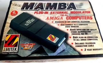MODULATOR AMIGA AMITEK MAMBA BOX - UNIKAT