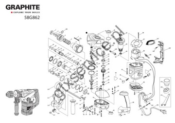 ГРАФИТОВАЯ ПРУЖИНА K/59G862-70 ДЛЯ ПЕРФОРАТОРА