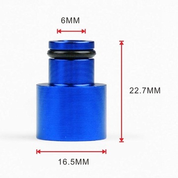 4x переходника между топливными форсунками и форсунками