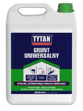 Grunt Uniwersalny Tytan Professional 5L Emulsja Gruntująca Szybkoschnąca
