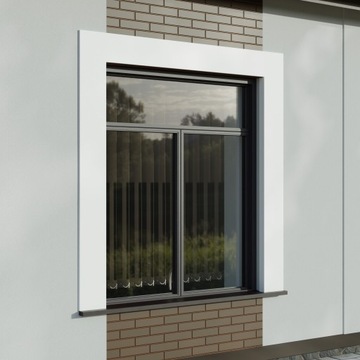 ELHARE Listwa wokółokienna sztukateria gyzms bonia na okno L39PN 20x80 mm