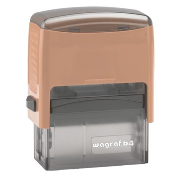 WAGRAF B4s ШТАМП ДЛЯ 8 СТРОК НАЗВАНИЕ КОМПАНИИ ОФИСНЫЙ ДИЗАЙН + ЛАСТИК
