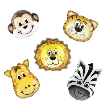 ФОЛЬГОВЫЕ ШАРЫ ЖИВОТНЫЕ 5 ШТ - BALLOON ZOO