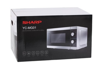 МИКРОВОЛНОВАЯ ПЕЧЬ С ФУНКЦИЕЙ ГРИЛЯ SHARP YC-MG01E-S 800Вт 20л