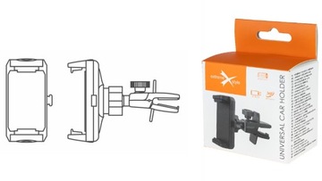 Держатель вентиляционного отверстия Extremestyle, черный