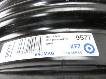 DISK OCELOVÝ 16" BMW 1 E87 E82 5X120 ET44