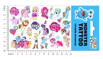 НАБОР НАКЛЕЙКОВ + ТАТУ ДЛЯ ДЕТЕЙ MY LITTLE PONY КАЧЕСТВО