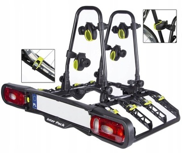 ПЛАТФОРМА ДЛЯ ВЕЛОСИПЕДНЫХ КРЮКОВ ДЛЯ 4 ВЕЛОСИПЕДОВ INTER PACK QUATTRO 13PIN