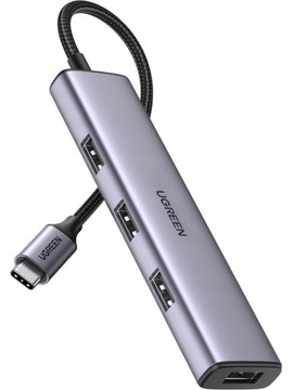 Adapter 4w1 UGREEN CM473 Hub USB-C do 4x USB 3.0