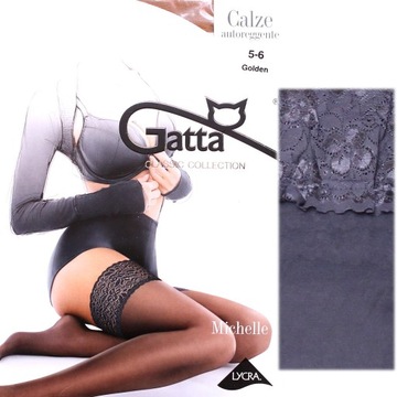 Gatta MICHELLE 01 R3/4 pończochy Grafit