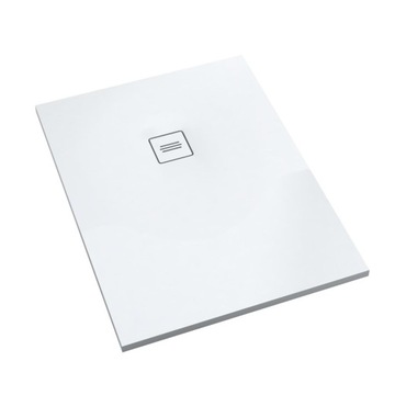 Brodzik kwadratowy niski kompozytowy Schedline PROTOS Smooth White 130x100