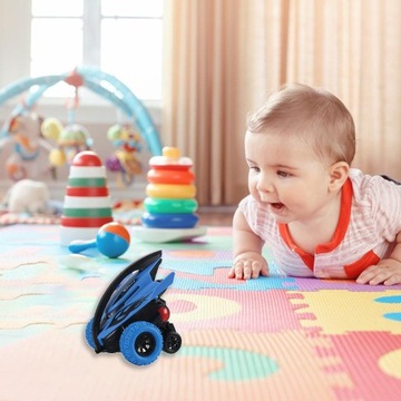 Игрушечный автомобиль с гироскопом, вращающийся игрушечный автомобиль с гироскопом, пульт дистанционного управления, синий