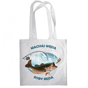 TORBA NA RYBY DLA WĘDKARZA PREZENT RÓŻNE WZORY