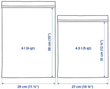 СУМКИ АВОТКА ЕДА IKEA ISTAD 30 шт.