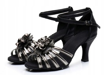 Moda damska buty do tańca czarne Prezenty 5cm 42