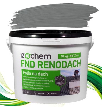 IZOCHEM RENODACH SZARY 10 KG PAPA W PŁYNIE RENOWACJA I WYKOŃCZENIE