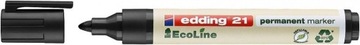 Перманентный маркер Edding 21 EcoLine черный x10