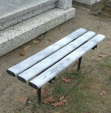 Скамья-забор ПВХ ПРОФИЛЬ 85х35мм/белый 1м