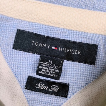 TOMMY HILFIGER Slim Fit Koszulka Polo Męska r.M