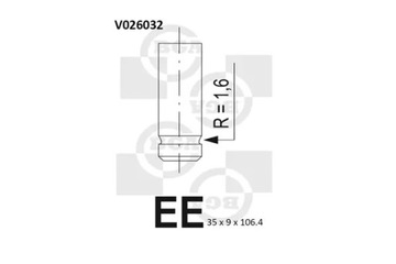 BGA VENTIL VÝFUKOVÝ V026032