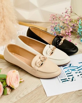 БЕЛЫЕ ЖЕНСКИЕ МОКАСИНЫ MERMENCIA 39