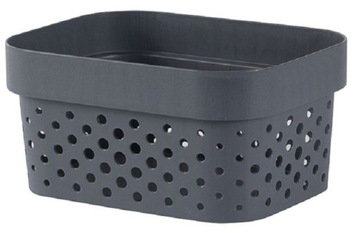CURVER pojemnik ażurowy Infinity ciemno szary 1,4l