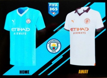 PANINI naklejki FIFA 365 2024 NAKLEJKA 85 SECOND SKIN MANCHESTER CITY