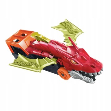 Hot Wheels Smok Transporter-wyrzutnia: Wspaniała Zabawa z Ognistym Smokiem!