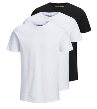 Jack&Jones Komplet 3 t-shirtów Organic Basic 12191759 Kolorowy Regular Fit