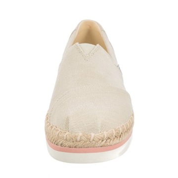 Toms Toms, Natural, Heavy Twill W Platform 1001783