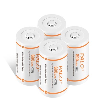 8 шт. 3,7 В 16340 16350 литий-ионный аккумулятор CR123A с зарядным устройством