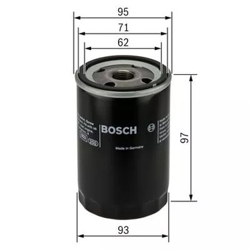 BOSCH 0 986 452 003 FILTR OLEJE