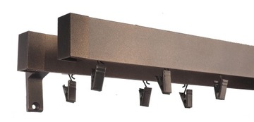 KARNISZ SZYNA ALUMINIOWA PODWÓJNA 510 /6 KOLORÓW