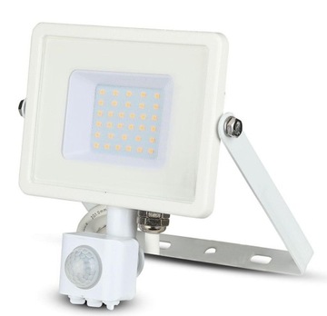 Naświetlacz LED 30W PIR IP65 Samsung Led 6400K