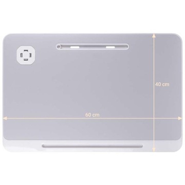 СКЛАДНОЙ СТОЛИК ДЛЯ НОУТБУКА, ПЛАНШЕТНОГО КОМПЬЮТЕРА С USB-ПОЛКОЙ, ВЕНТИЛЯТОРНОЙ ЛАМПОЙ