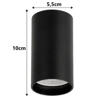 НАВЕРХНОСТНЫЕ ГАЛОГЕННЫЕ СВЕТОДИОДНЫЕ СВЕТИЛЬНИКИ, ЧЕРНАЯ ТРУБА GU10