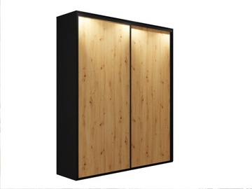 WYSOKA 245 cm Szafa Przesuwna DK 200 cm z Lustrem